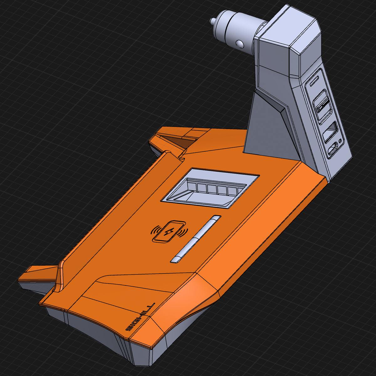 MODEL FOR 3D Printing-DOCK RAV4