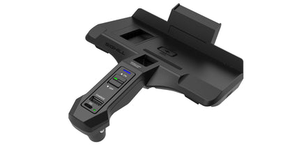 SIGHILL DOCK M5-F90/G wireless car charger mounted in a vehicle, showing its compact design and charging port for mobile devices.
