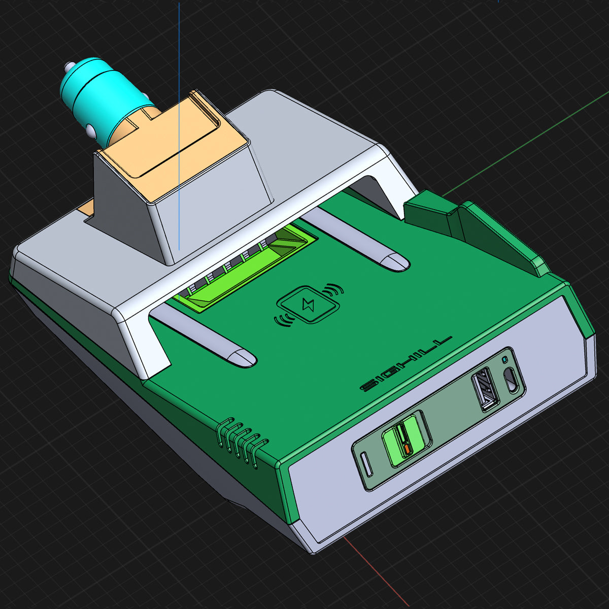 MODEL FOR 3D Printing-DOCK ROGUE