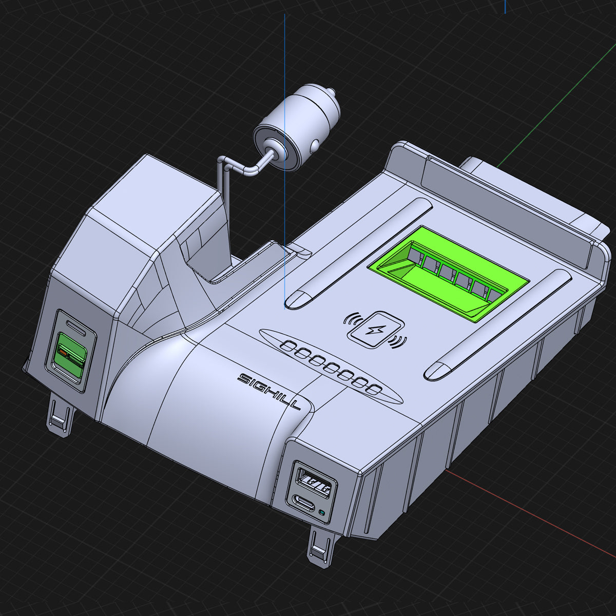 MODEL FOR 3D Printing-DOCK ACCORD 10