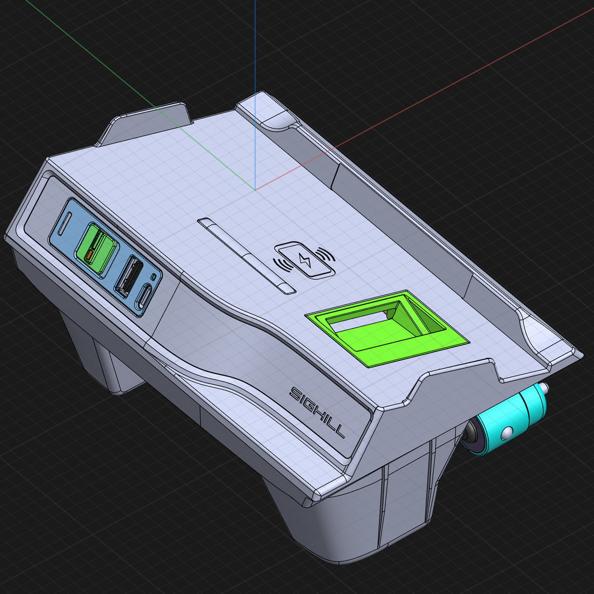 MODEL FOR 3D Printing-DOCK CR-V 2017