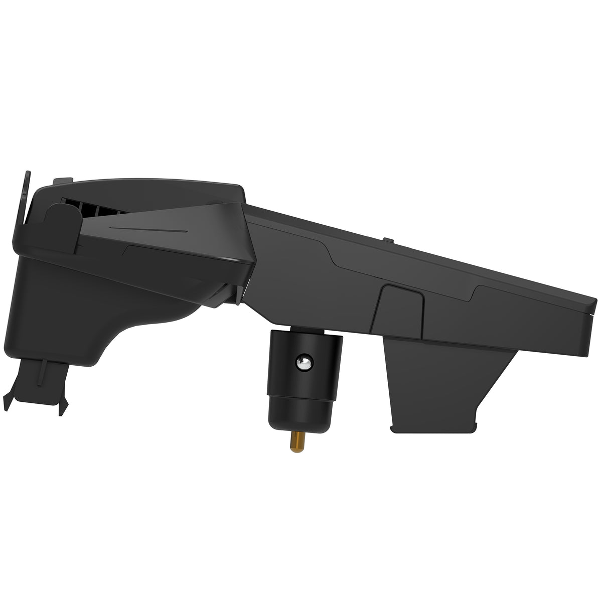 SIGHILL DOCK M2-F wireless charger custom vehicle unit mounted in a car dashboard, featuring sleek design and charging port.