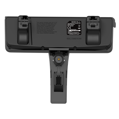 SIGHILL DOCK M2-F wireless charger custom vehicle unit mounted in a car interior for convenient device charging