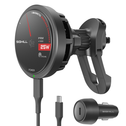 GX25 MAGNETIC WIRELESS CAR CHARGER WITH Qi2 25W TEC COOLING